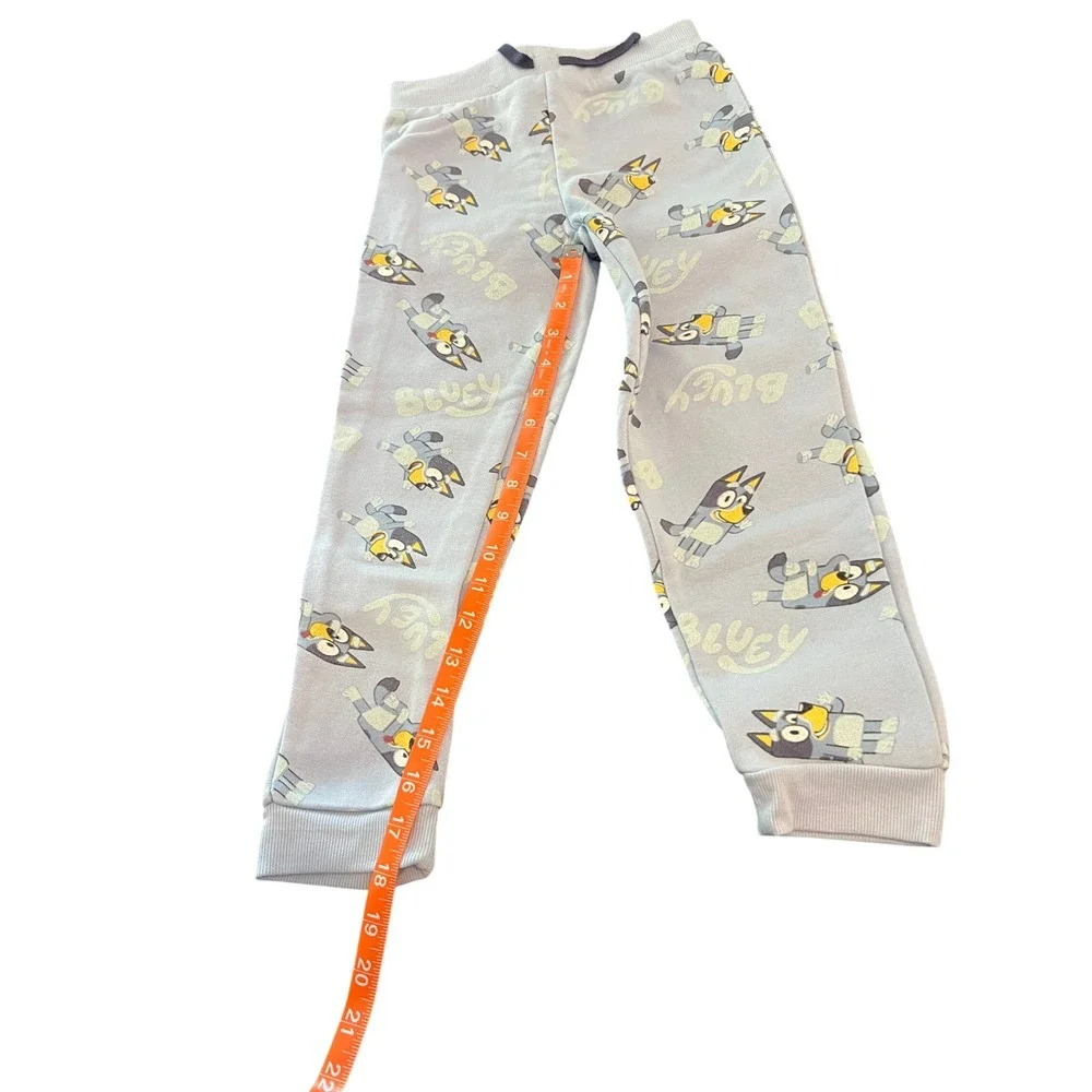 Bluey‎ Girls Boys Fleece Hoodie and Joggers Tracksuit Set Light Blue Size 6